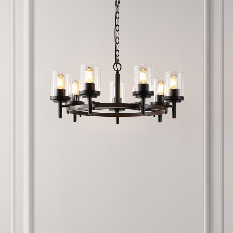 Gracie Oaks Vancouver 7 Light Iron Chandelier | Wayfair